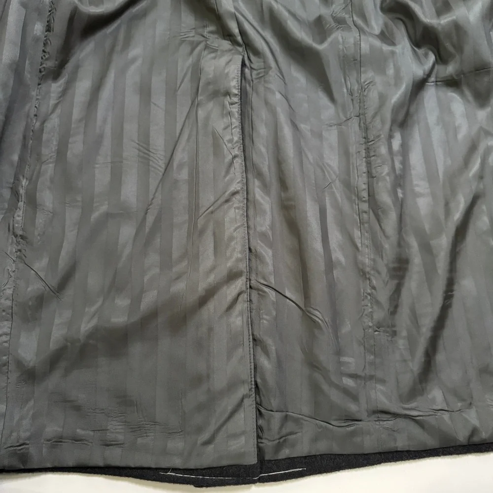 New Brigantine Overcoat Mens‎ 42 Gray Cashmere Blend Double Breasted USA Made